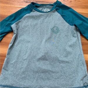 Blue Rash guard Long sleeve